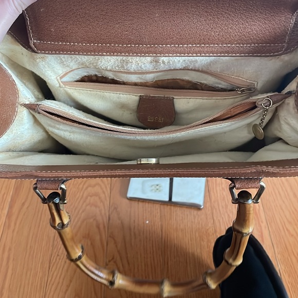 Gucci Diana Tan Leather Tote - Picture 13 of 16